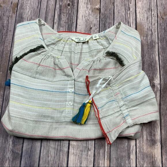 Marakesh Boho threaded tassel top - Picture 2 of 5